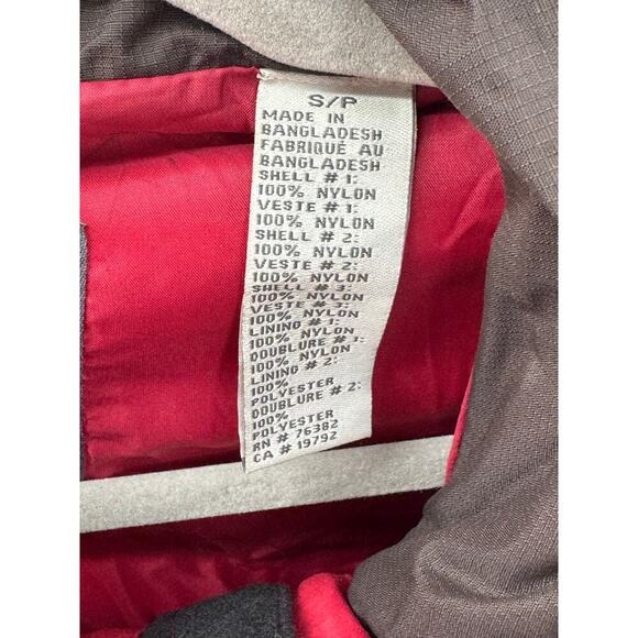 Vintage Timberland Weathergear Jacket Mens Medium Red Full Zip Streetwear Y2K - Picture 6 of 10